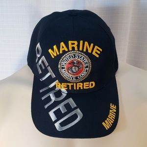 Retired Marine ball cap